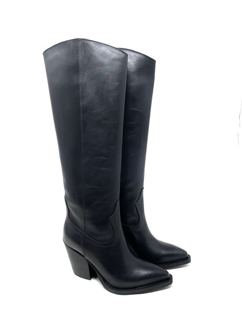 Hoher texanischer Damenstiefel IL LACCIO | GS179631VITELLONERO